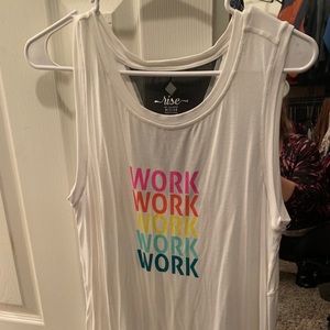 EUC Lularoe Rise Strong tank size medium